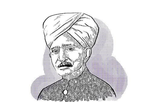 चौधरी छोटू राम। स्कैच: रितिका बोहरा
