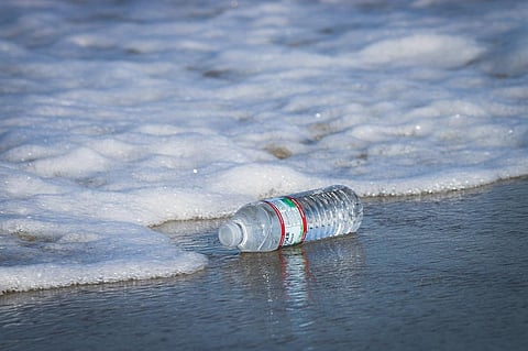 Where does plastic pollution go when it enters the ocean?