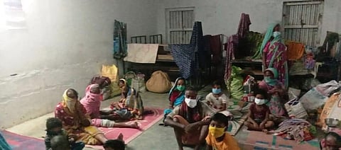 At a shelter in Odisha's Balasore district. As many as 400,000 were evacuated on May 25 across four coastal districts of the state. Photo: Ashis Senapati 