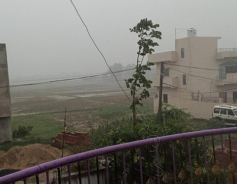 IMD predicted moderate to heavy rainfall in some parts of Bihar. Photo: _ilanos / Twitter   