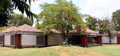 Photograph of the Gandhi Ashram in Ahmedabad by Piyush Patel