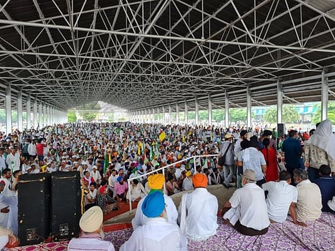 Photo : संयुक्त किसान मोर्चा द्वारा जारी। 