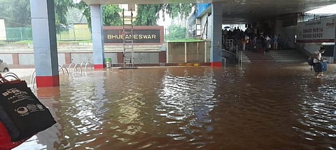 Bhubaneswar railway station. Photo: Bhubaneswar MP Aparajita Sarangi's Facebook page