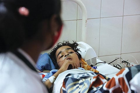 The Uttar Pradesh government set up a ward for Zika patients at Kashiram Hospital on November 1 (Photograph: Suyash Shadiza)