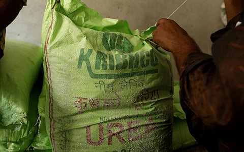 A sack of urea. Photo: Vikas Choudhary / CSE