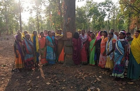 The women of Janardanpur village, Chhattisgarh. Photo: Alok Shukla