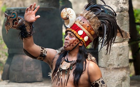 Representative photo of a man dressed as a Mayan shaman. Photo: iStock
