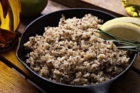 Quinoa with brown rice. Photo: iStock