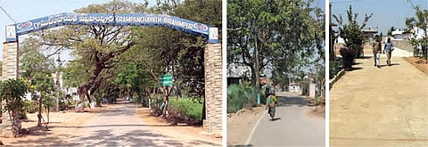 Clean streets as a result of solid and liquid waste management practices in Ibrahimpur village  (All photos: Ravi Kumar, CSE)