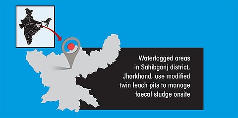 Gandhian Sanitation: Flood-prone Sahibganj uses height and bacteria to manage its waste  