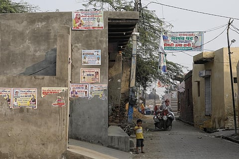 The first phase of Panchayat elections in Haryana for nine districts began November 2, 2022. Photo: Vikas Choudhary 