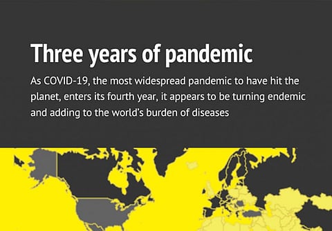 Infographic: COVID-19 pandemic enters the fourth year