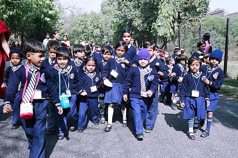India is home to 99 million children aged 3-6 years. However, only around two-thirds of them receive ECE, either through government or non-profits and private entities. Photo: Debojyoti Kundu / CSE