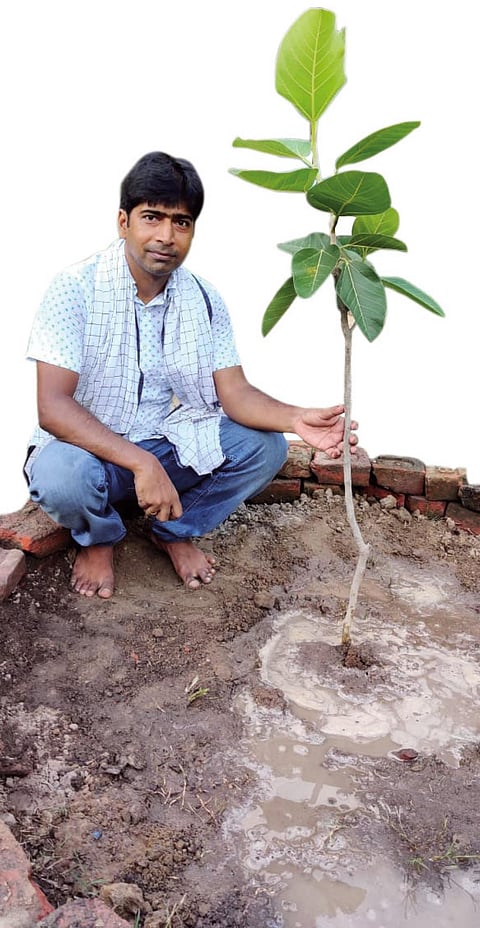 Rajeev Ranjan Bharti, 
a resident of Noorsarai 
in Nalanda district, 
Bihar, launched 
Mission Hariyali in 2016