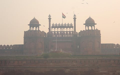 Delhi's iconic Red Fort enveloped in smog. Photo: iStock