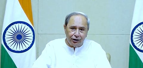 Chief Minister of Odisha, Naveen Patnaik announces the construction of the Bhubaneswar Metro. Photo: @CMO_Odisha / Twitter

