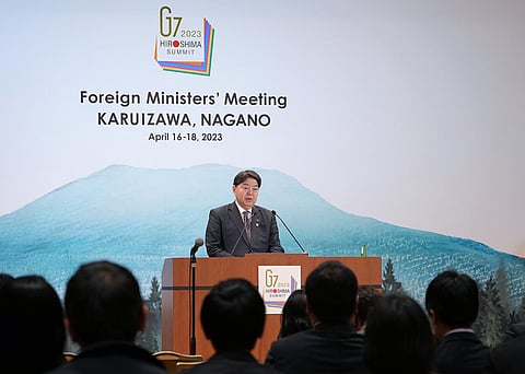 The G7 Ministers’ Meeting on Climate, Energy and Environment was held in Sapporo, Japan April 15, 2023. Photo: @MofaJapan_jp / Twitter