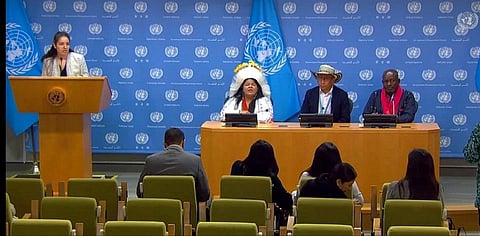 Representatives also spotlighted the rampant misappropriation and misuse of indigenous people’s traditional knowledge, cultural experiences and genetic resources. Photo: Screengrab from UNPFII proceedings.