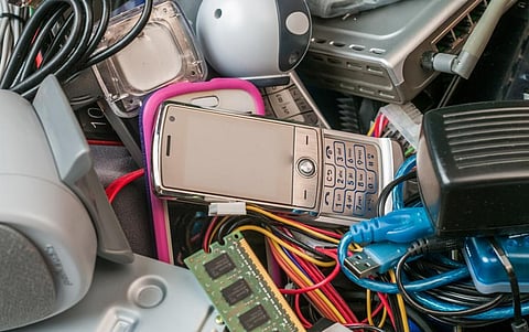 E-waste generation per person increased from 8.3 kilograms in 2000 to 25.3 kilograms in 2020 in Canada. Representative photo from iStock