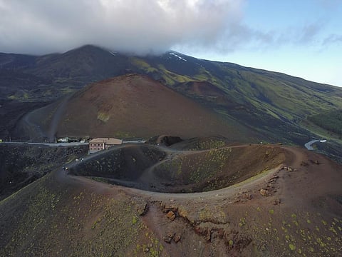 Smoke coming out of Mt Etna on May 21, 2023. Photo: iStock