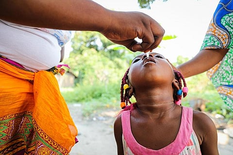  Eradicating polio requires immunising every child until the transmission stops. Photo: WHO.