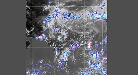 Moderate to intense convection seen over several parts of the country on May 30, 2023. Photo: IMD