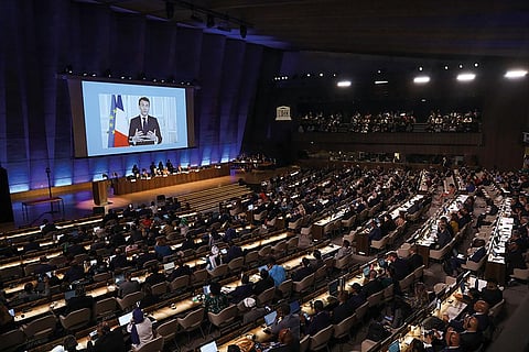 The voting versus consensus debate continued for three days at the meeting of the  Intergovernmental Negotiating Committee for Plastics (Photograph: IISD/ENB - Kiara Worth)
