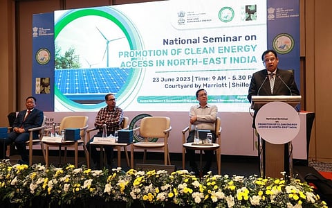 The National Seminar on Access to Clean Energy. Photo: @MeghalayaGov / Twitter