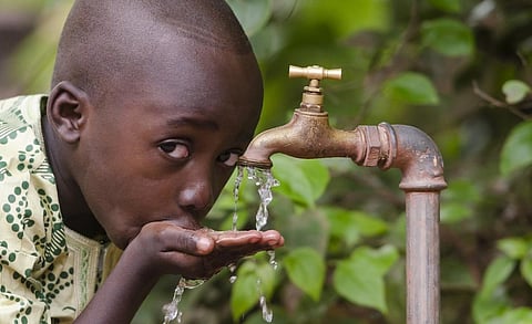 Around 2.2 billion people worldwide lack access to safe drinking water and 3.5 billion people lack safely managed sanitation as of 2022.