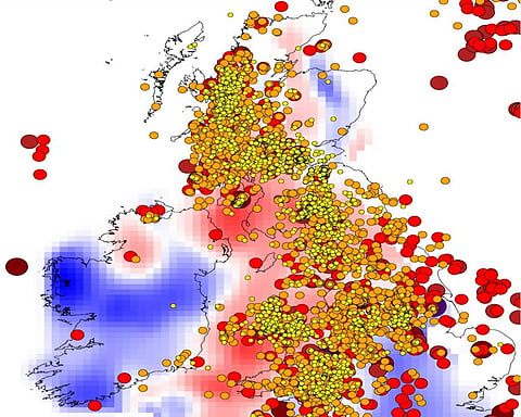 Britain experiences hundreds of earthquakes each year. Photo: Raffaele Bonadio, Author provided