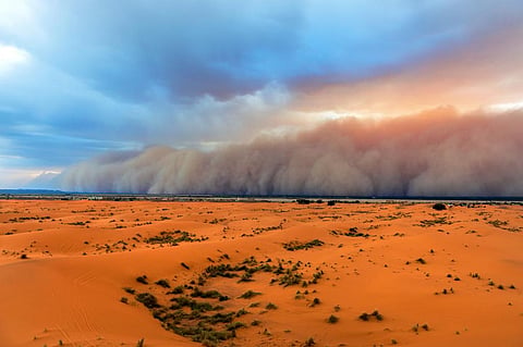 The intensity of sandstorms is going to become more intense as the temperature increases further. Photo: iStock