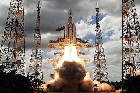 On July 14, the Indian Space Research Organisation successfully launched Chandrayaan-3, India’s third spacecraft to the moon (Photograph courtesy: ISRO)