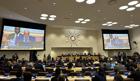 High-level meeting on pandemic prevention, preparedness and response. Photo: @UN_PGA / X (formerly Twitter) 
