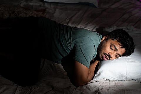 13 फीसदी भारतीय पुरुष स्लीप एपनिया नामक डिसऑर्डर से पीड़ित हैं; फोटो: आईस्टॉक