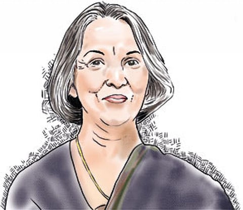 अंतरिक्ष की अंतरराष्ट्रीय कानून विशेषज्ञ डॉ. रंजना कौल  (इलस्ट्रेशन: योगेन्द्र आनंद / सीएसई)