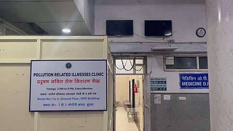 Pollution OPD at Ram Manohar Lohia Hospital. Photo: Midhun Vijayan / CSE