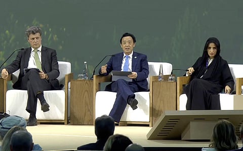 FAO Director General QU Dongyu at COP28. Photo: ©COP28 via @FAOnews
