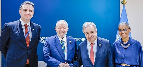 President Lula da Silva of Brazil highlighted that climate change cannot be fought without fighting inequality. Photo: @LulaOficial / X