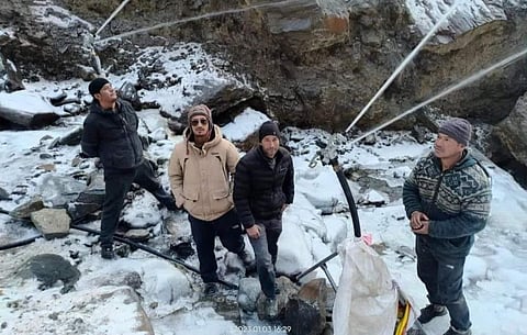 The youths of Hango village in Kinnaur, Himachal Pradesh. Photo: Rohit Prashar