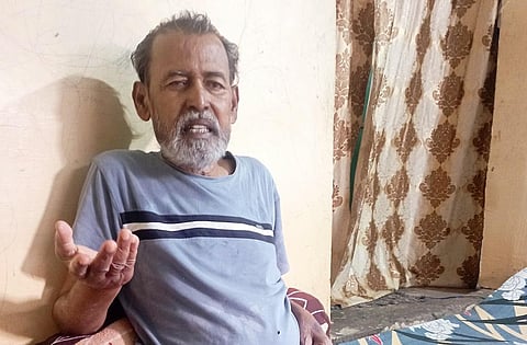 गैस पीड़ित टीबी संक्रमित मरीज टीला जमालपुरा भोपाल के रहवासी शफीक उल्लाह। फोटो: अनूप दत्ता