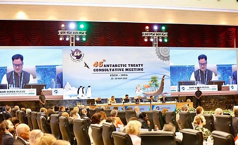 India is facilitating the first-ever working group discussions on Antarctic tourism. Photo: @moesgoi / X (formerly Twitter)