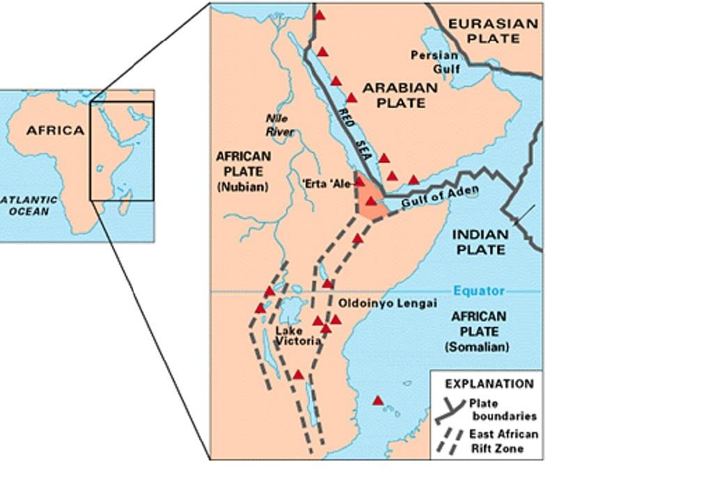 The great rift: Africa’s splitting plates could give birth to a new ...