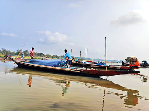Fisherfolk in Paradip.