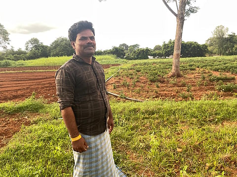 Mallesha DP, 32, from Devipura is an affluent farmer who has had no luck finding a partner for marriage.