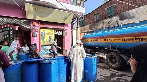 Water scenario in Sangam Vihar