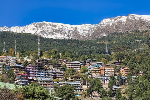 A small village in Himachal Pradesh. 