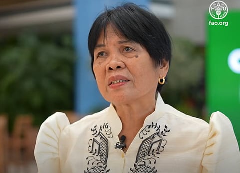 Nida Collado is the president of the Macatumbalen Community-Based Forest and Coastal Management Association, which promotes community-centred conservation 
