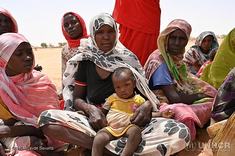 Sudanese refugees in Chad