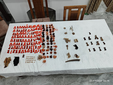 Wildlife parts including Hatha Jodis seized during raids