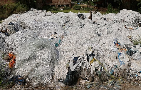 From ditches to green disaster: A UP village’s plastic-filled pits reflect a global pollution crisis